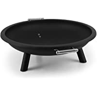 Los mejores  - Blumfeldt Trino Brasero para terraza Ø 80cm con Asas para Transporte (Hoguera portatil- Quemador movil Apto para Madera…